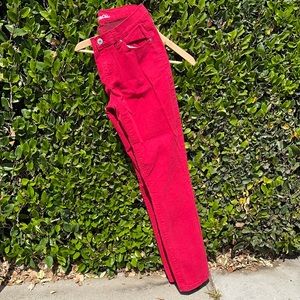 Carbon Red Mens Jeans